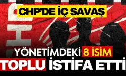 CHP'de 8 istifa birden 