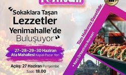 Sokaklara taşan lezzetler Yenimahalle’de