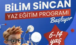 Sincan Belediyesi; Geleceğin bilim İnsanlarına yaz eğitimi fırsatı