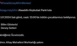 Bilim Merkezi çocuklarla parkta buluşacak 