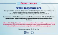 ASKİ’den önemli duyuru 