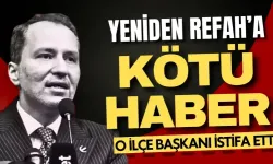 Yeniden Refah Partisi'nden o ilçe başkanı istifa etti