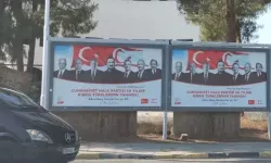 CHP'nin KKTC afişlerinde dikkat çeken detay! Atatürk'e yer verilmedi