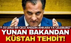 Yunan Bakan’dan küstah tehdit: F-35'lerle bir gece ansızın Ankara'ya gelebiliriz