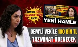 AYM'den 'Kötü Muamele Yasağı' kararı: DEM'li vekile 100 bin TL tazminat ödenecek!