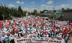 Büro Memur-Sen'den Çalışma Bakanlığı önünde eylem