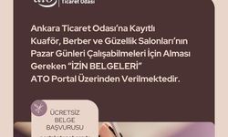  Ankara'daki kuaför berber ve güzellik salonlarına önemli duyuru