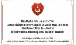 TEMAD Eğitim ve Yaşam Merkezi Ankara'da açıldı