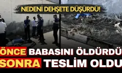 Önce babasını öldürdü, sonra polise teslim oldu! Nedeni ise dehşete düşürdü...