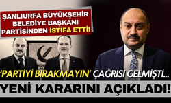 SON DAKİKA: Şanlıurfa Büyükşehir Belediye Başkanı Mehmet Kasım Gülpınar Yeniden Refah Partisi'nden İstifa Etti