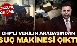 CHP'li milletvekilinin aracından çıkanlar ağızları açık bıraktı