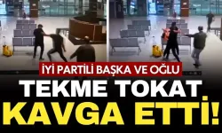 Belediye Başkanı oğluyla kavga etti! O anlar güvenlik kamerasına yansıdı