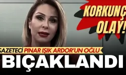 Gazeteci Pınar Işık Ardor’un oğlu bıçaklandı!