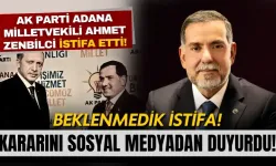 AK Parti Adana Milletvekili Ahmet Zenbilci istifa etti: 'Bir adli soruşturmada oğlumun da adının geçtiğini öğrenmiş bulunmaktayım'