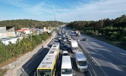 Arnavutköy'de yol çalışması vatandaşı isyan ettirdi: Kilometrelerce araç kuyruğu oluştu!