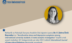 TED Üniversitesi öğretim üyesinden önemli akademik başarı