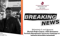 OSTİM Teknik Üniversitesi Öğrencisi Mustafa Buğra Çapraz, uluslararası yarışmada birinci oldu!