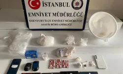 Polisin aradığı her yerden uyuşturucu çıktı