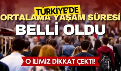 Türkiye'de ortalama yaşam süresi belli oldu: İnsanların en uzun yaşadığı ilimiz ise şaşırttı