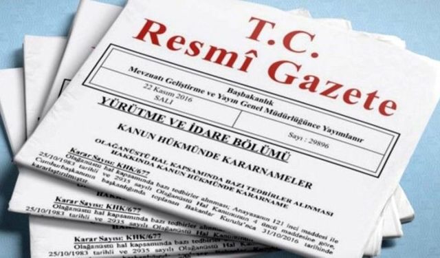 20 Haziran 2024 Resmi Gazete kararları… Resmi Gazete’de bugün neler var?