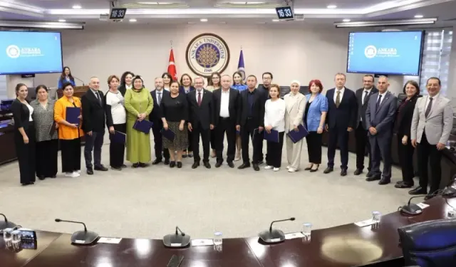 Özbek hekimler Ankara Üniversitesi’nde eğitim aldı