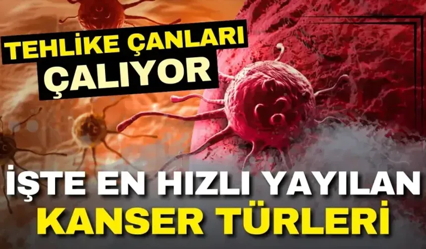 Tehlike çanları çalıyor: İşte en hızlı yayılan kanser türleri!