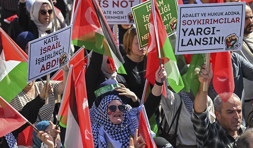 Ankara Gazze için haykırdı!